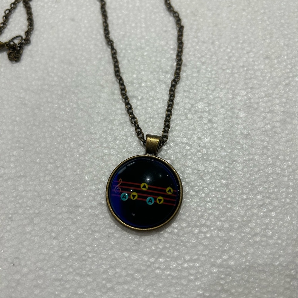 Zelda Song of Storms Necklace